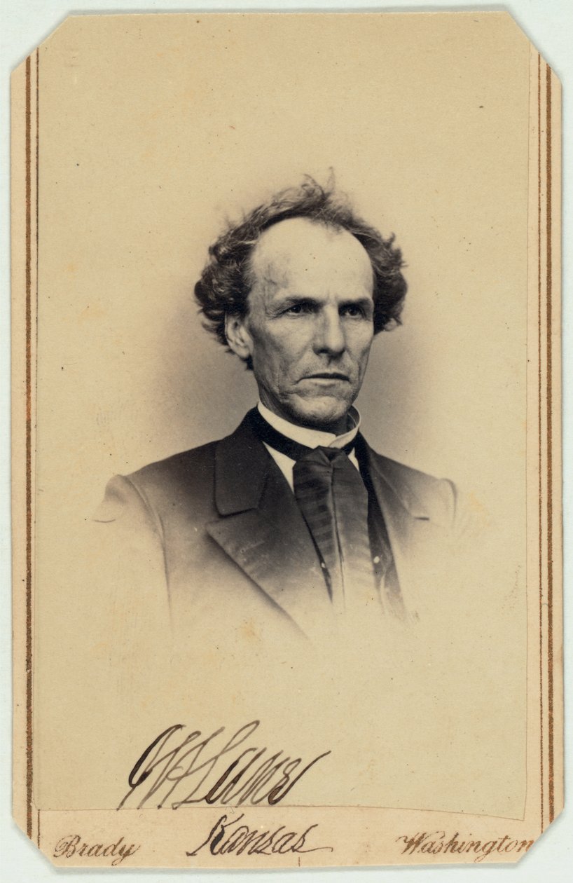 Carte de Visite, James Henry Lane (f/w fotó) alkotó: American Photographer