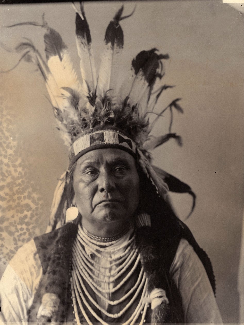 Joseph Washington főnök, Nez Perce, District of Columbia, 1900. április (f/w fotó) alkotó: American Photographer