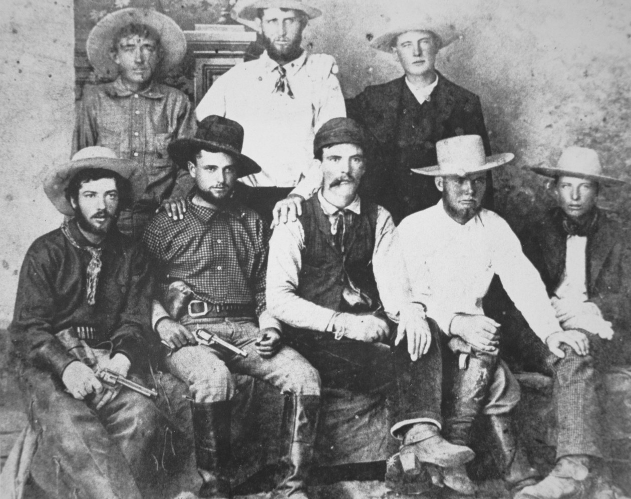 Cowboys of the XIT Ranch, Texas, 1890 körül (f/w fotó) alkotó: American Photographer