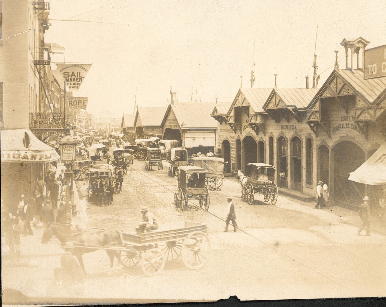 Delaware Avenue, a Market Streettől északra (albumnyomat) alkotó: American Photographer