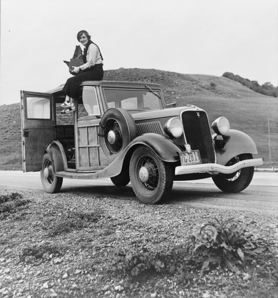 Dorothea Lange, a Letelepítési Igazgatóság fotósa, 1936 alkotó: American Photographer