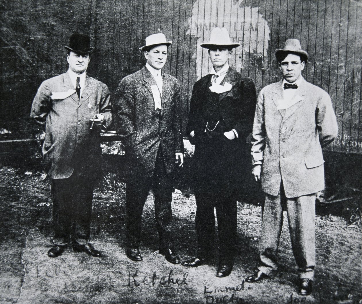 Emmett Dalton (sz. 1871) 1909 körül (f/w fotó) alkotó: American Photographer