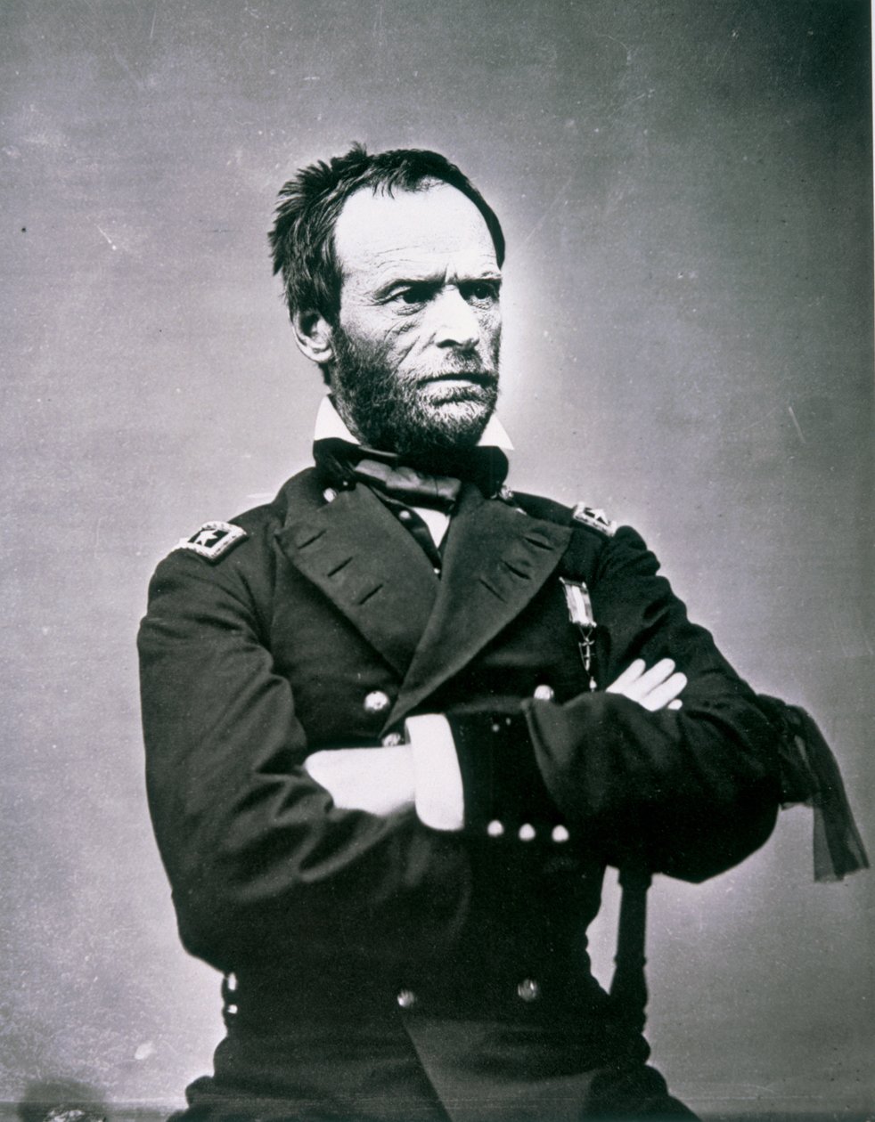 William T. Sherman tábornok (1820-91) (fekete-fehér fénykép) alkotó: American Photographer