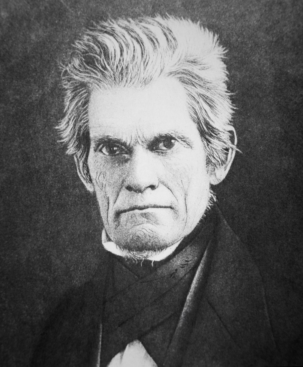 John C. Calhoun (1782-1850) (f/w fotó) alkotó: American Photographer
