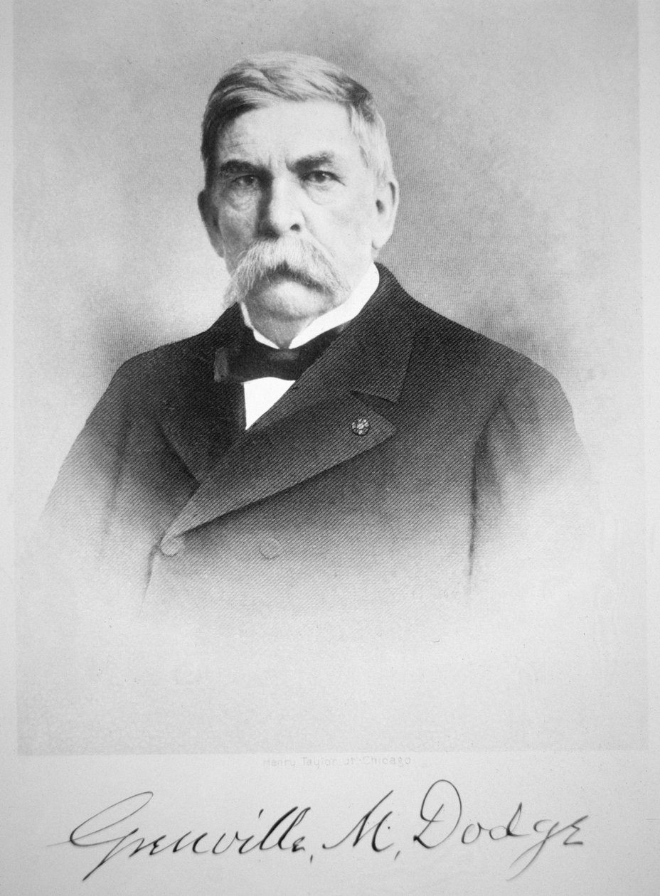 Grenville Dodge vezérőrnagy (1881-1916) (f/w fotó) alkotó: American Photographer