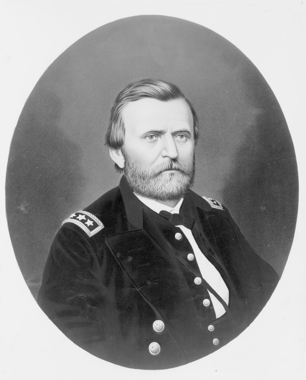Ulysses S. Grant vezérőrnagy, 1866 körül (kromolitográfia) alkotó: American Photographer