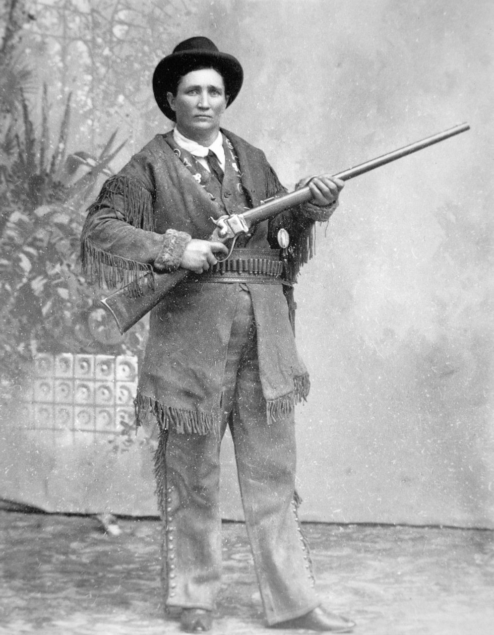 Martha Jane Cannary (Calamity Jane) (1852-1903) (f/w fotó) alkotó: American Photographer