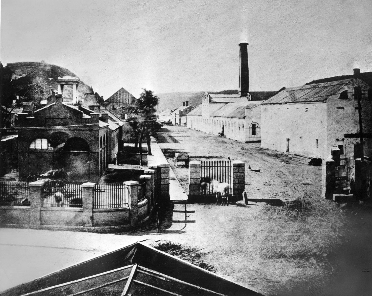 Az Egyesült Államok fegyvertárának muskétagyára a Harpers Ferry-nél, 1865 alkotó: American Photographer