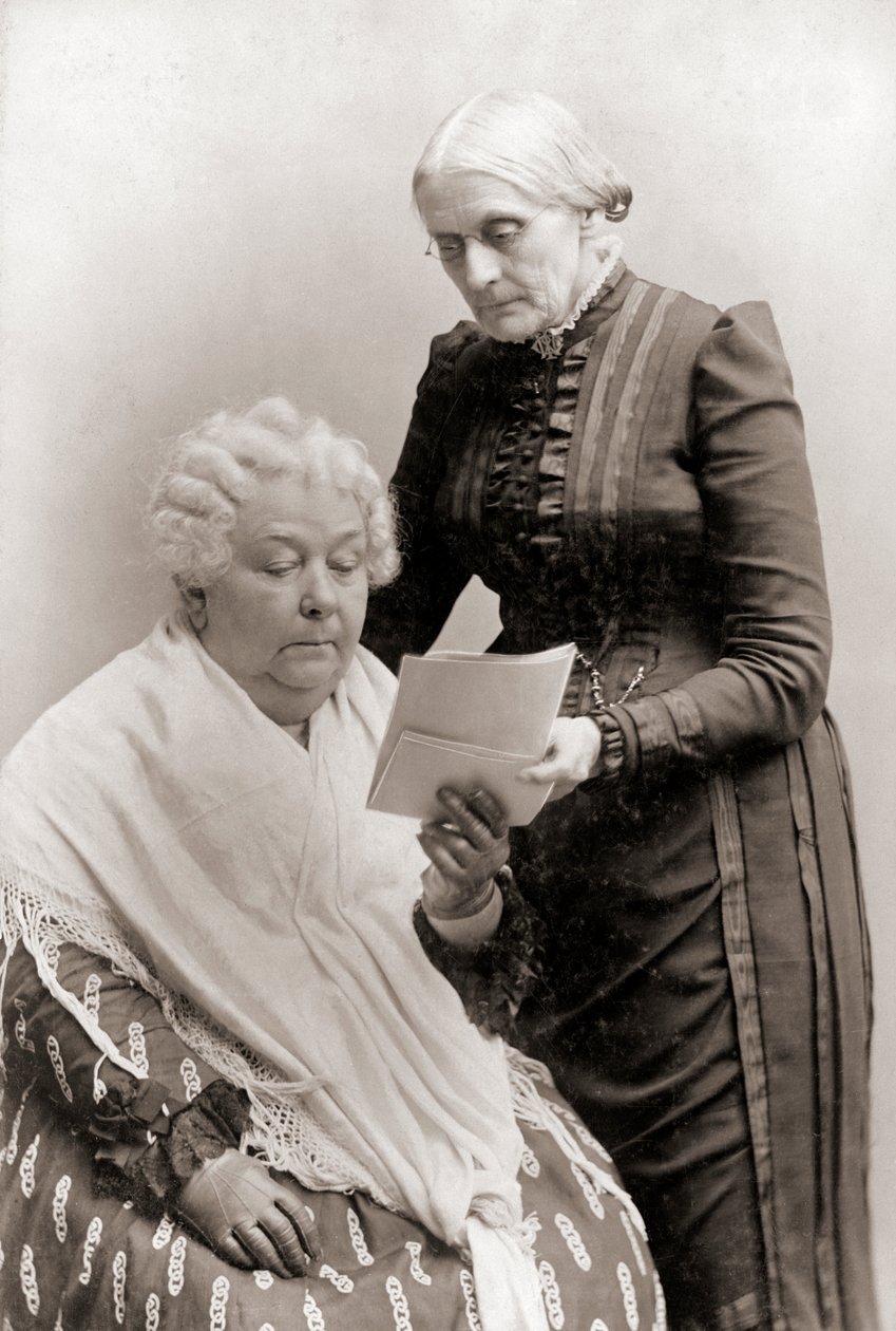Elizabeth Cady Stanton és Susan B. Anthony portréja alkotó: American Photographer