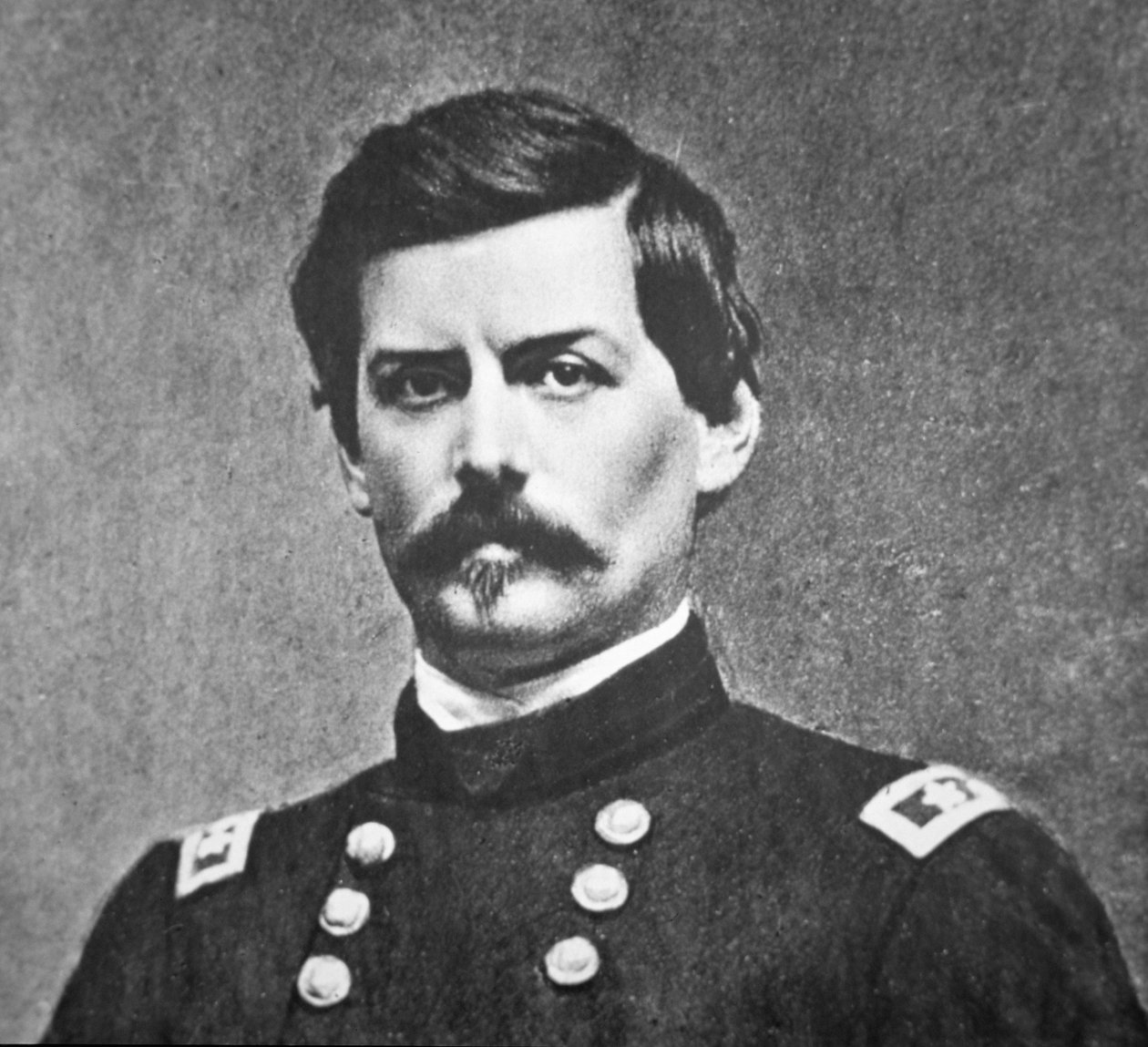 George B. McClellan tábornok portréja (f/w fotó) alkotó: American Photographer