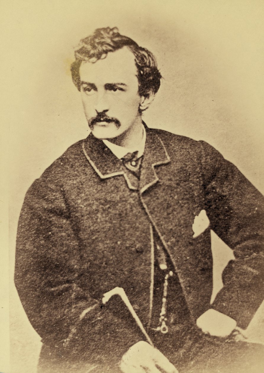 John Wilkes Booth portréja, 1861-65 alkotó: American Photographer
