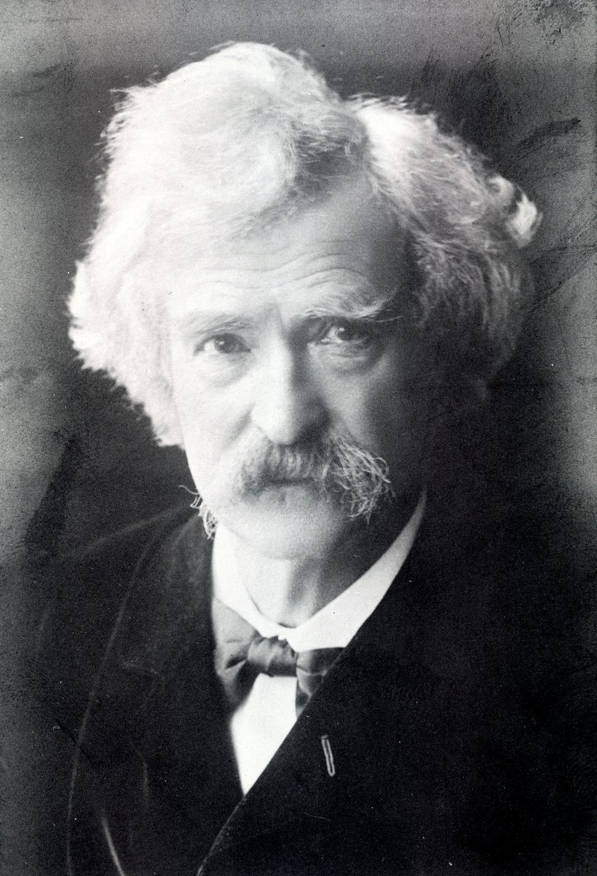 Mark Twain (1835-1910) portréja. alkotó: American Photographer