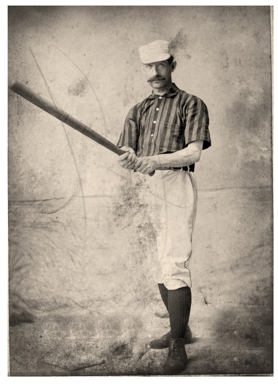 Tim Keefe portréja, New York Giants, 1889 alkotó: American Photographer
