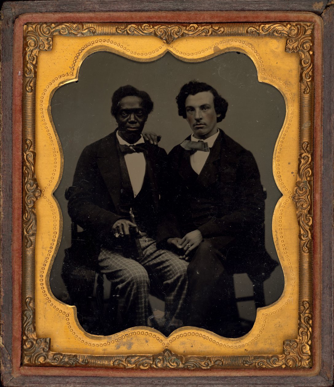 Két férfi portréja,c. 1860 (fotó) alkotó: American Photographer