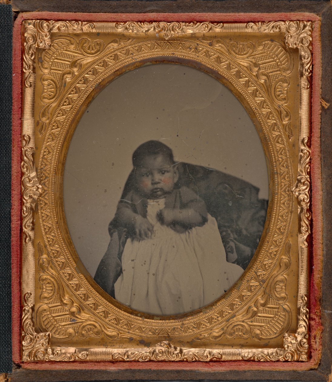 Egy csecsemő portréja,c. 1860 (fotó) alkotó: American Photographer