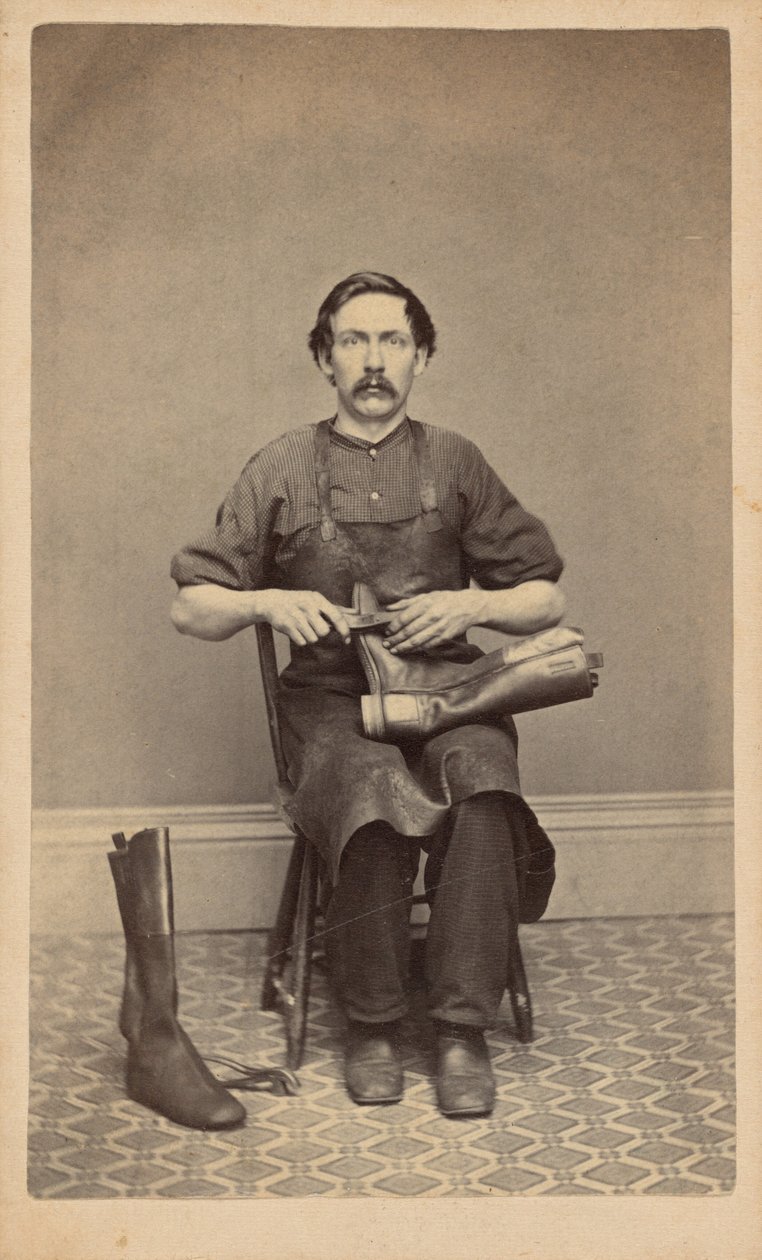 Csizmadia portréja,c. 1863 (fotó) alkotó: American Photographer