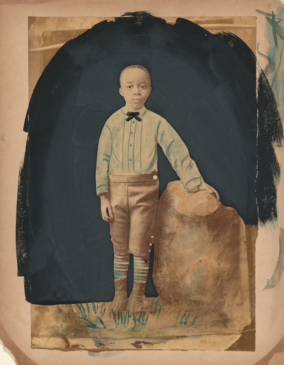 Egy fiú portréja,1860-as évek (fénykép) alkotó: American Photographer