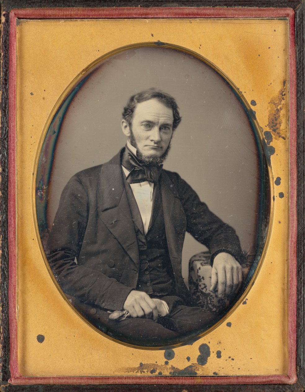 Férfi portré,1850-es évek (fotó) alkotó: American Photographer