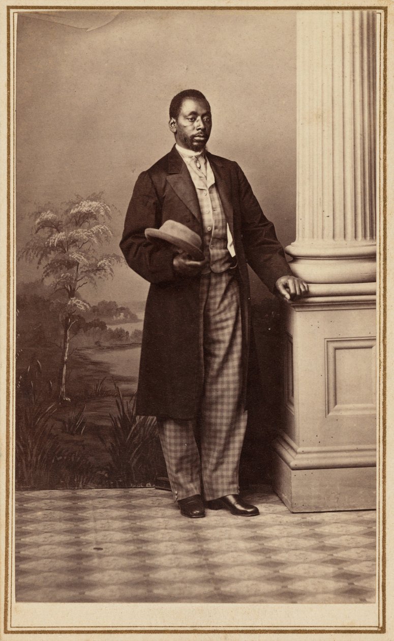 Férfi portré,1860-as évek (fotó) alkotó: American Photographer