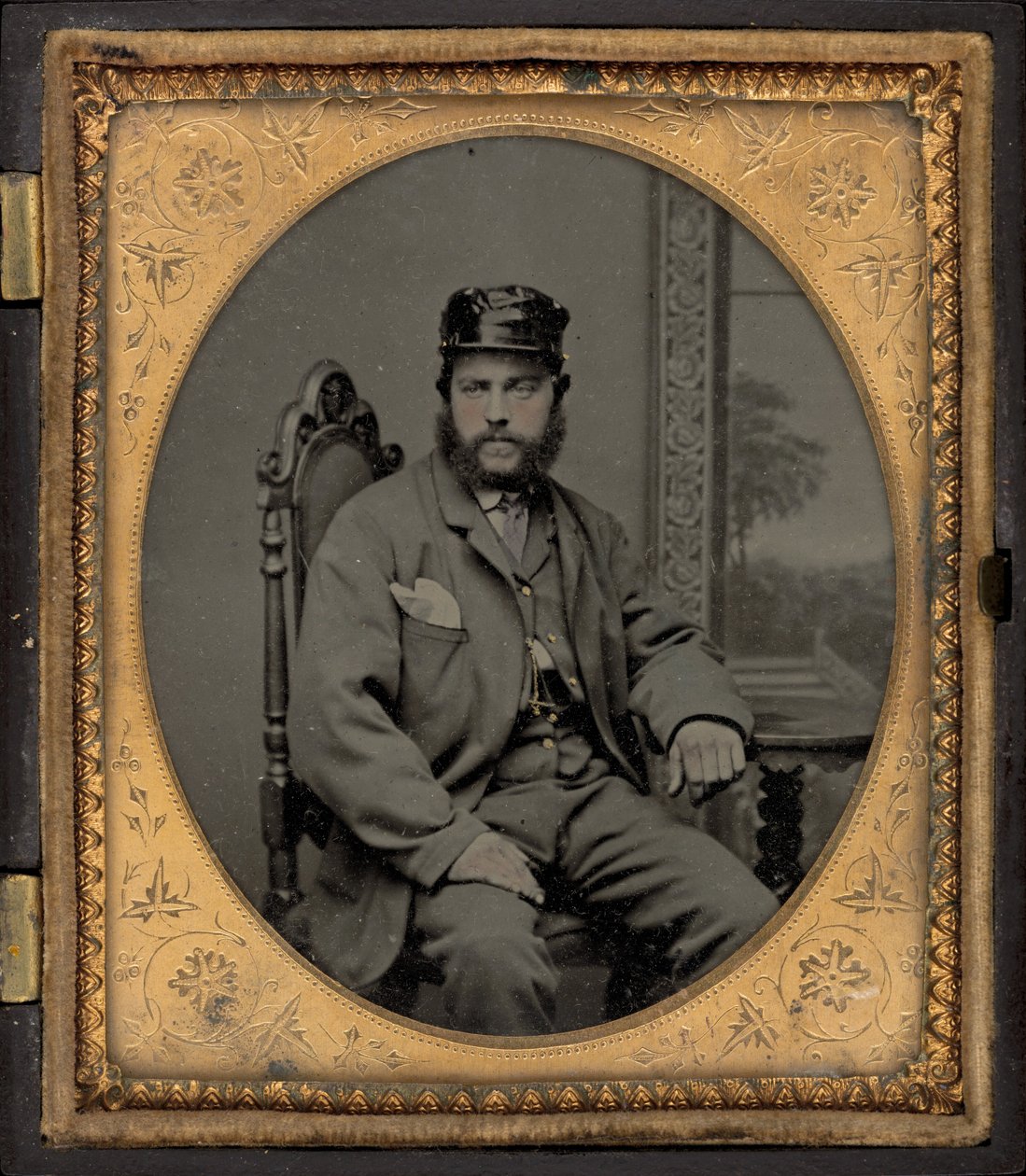 Katona portréja,1860-as évek (fotó) alkotó: American Photographer