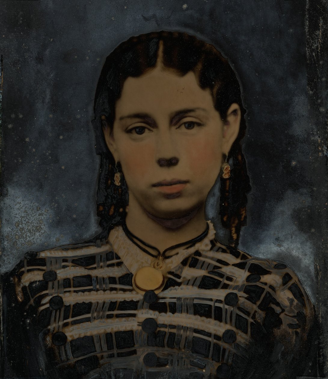 Női portré,1860-as évek (fotó) alkotó: American Photographer