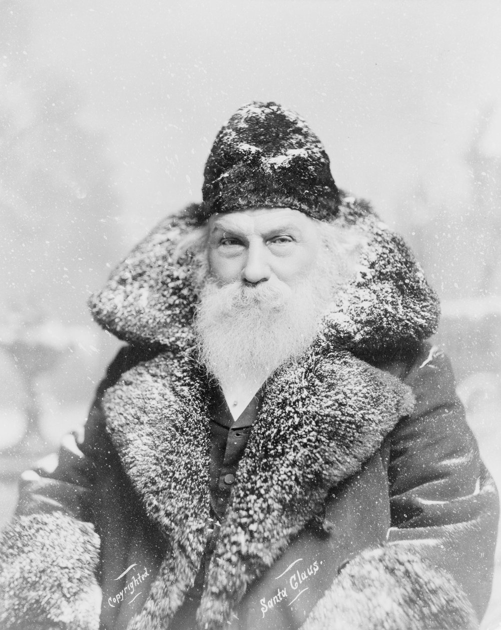 Valóságos Mikulás, 1895 körül (ezüst minta) alkotó: American Photographer