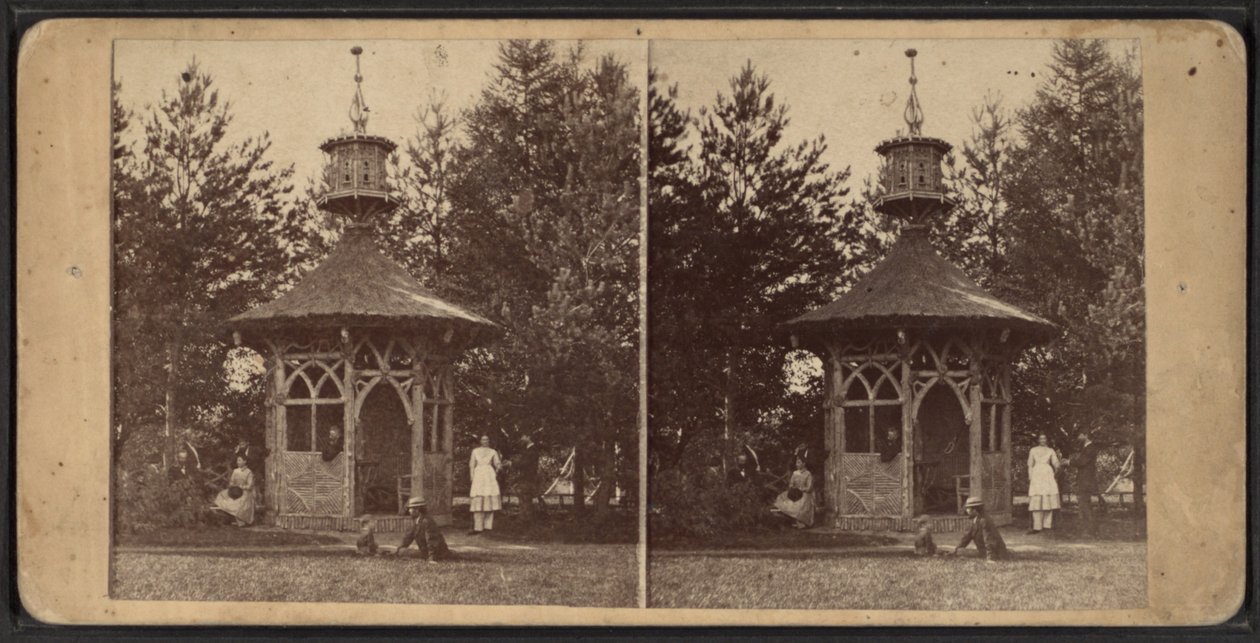 Nyári ház, Oneida közösség, New York állam, 1873 alkotó: American Photographer
