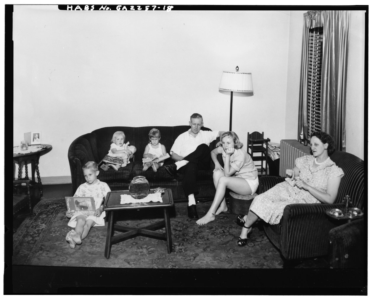 Techwood Homes (középület), North Avenue, Parker Street, William Street és Lovejoy Street határolja, Atlanta, Fulton County, GA, 1940 körül (f/w fotó) alkotó: American Photographer