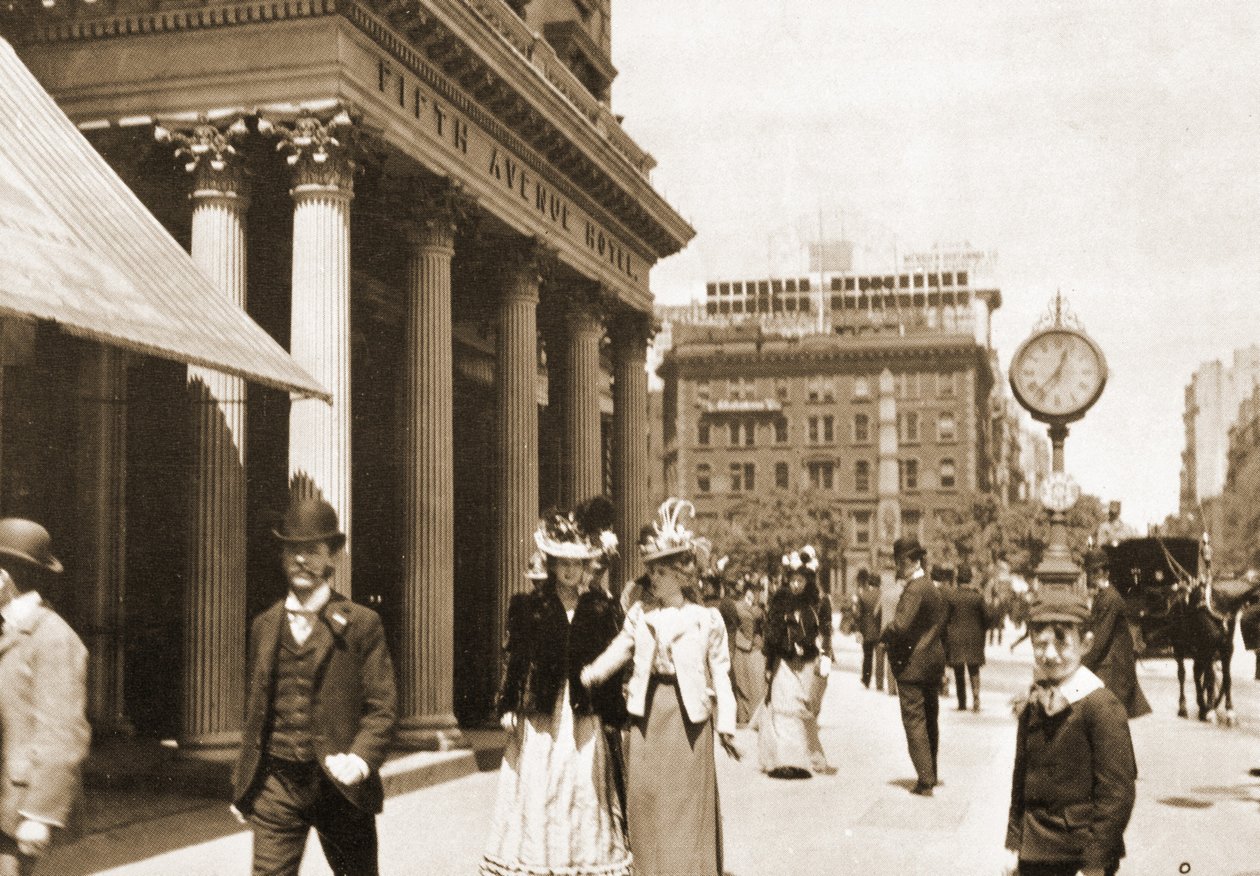 A Fifth Avenue Hotel a Madison Square-en, New York City, 1896 alkotó: American Photographer
