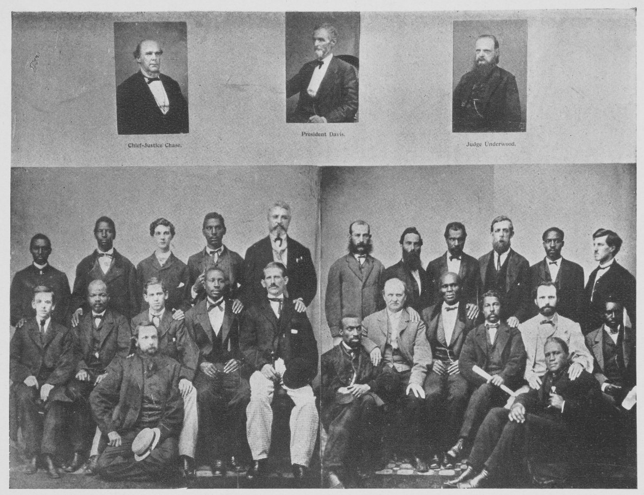 A Petit zsűri megpróbálta megpróbálni Jefferson Davies elnököt (f/w fotó) alkotó: American Photographer