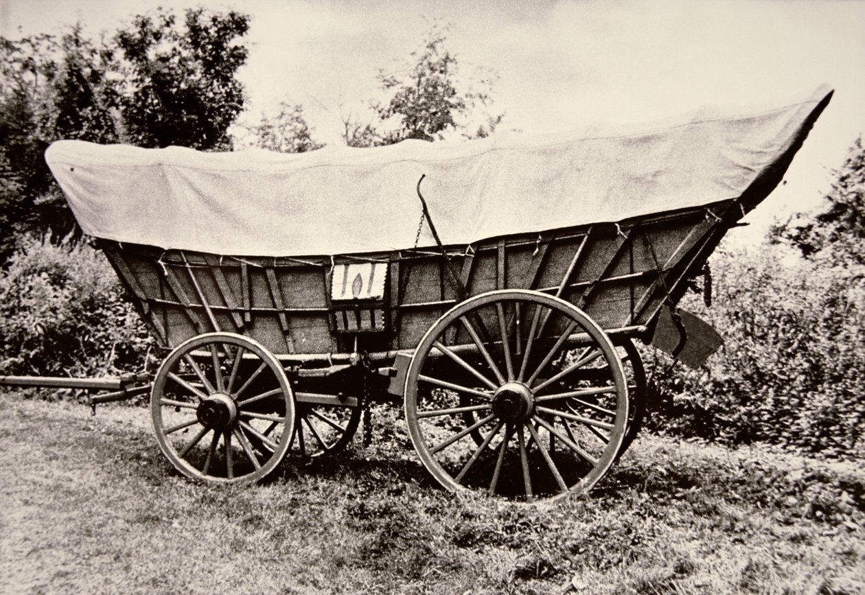 The Prairie Schooner (f/w fotó) alkotó: American Photographer