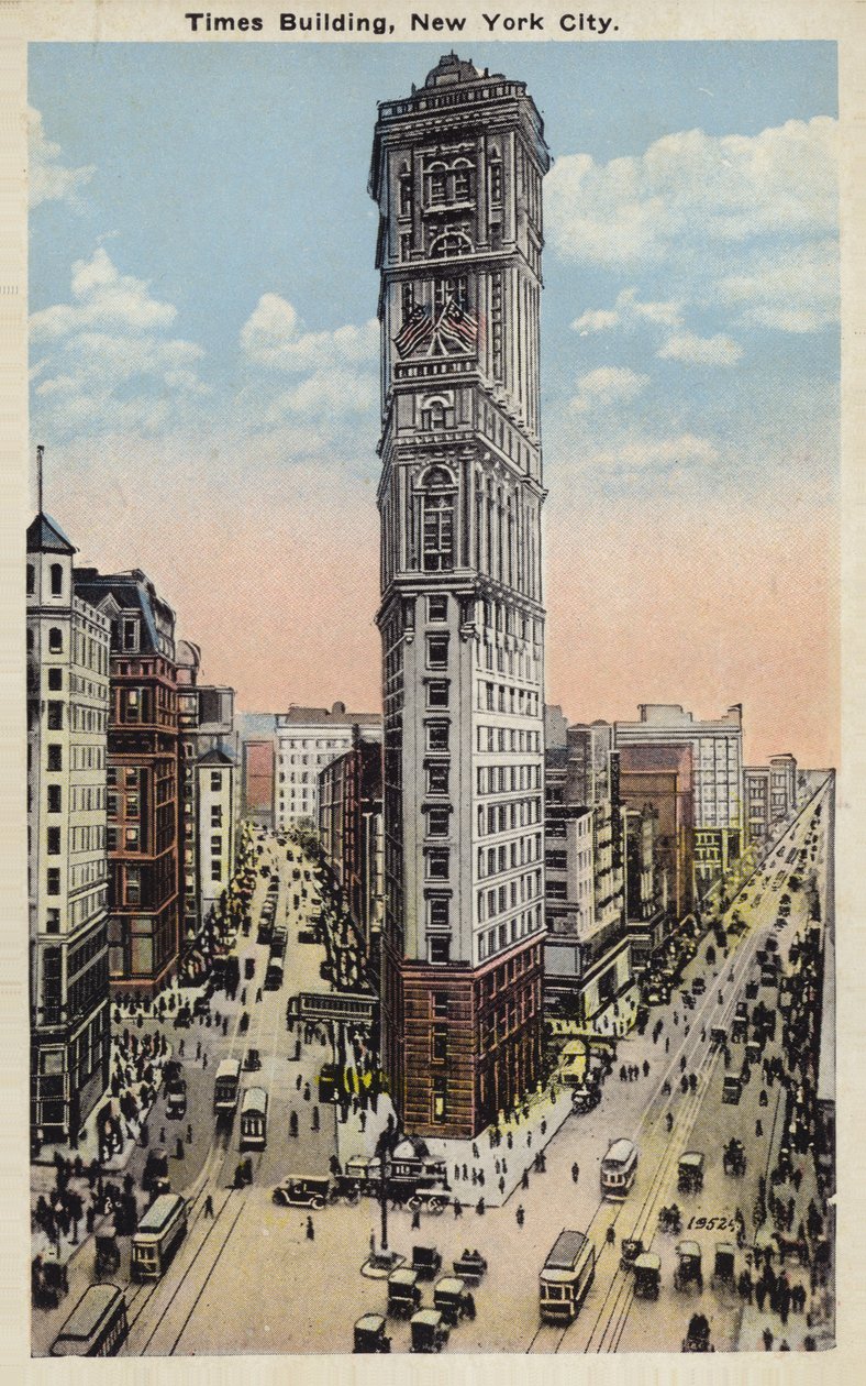 Times Building, New York City, USA (színes fotó) alkotó: American Photographer