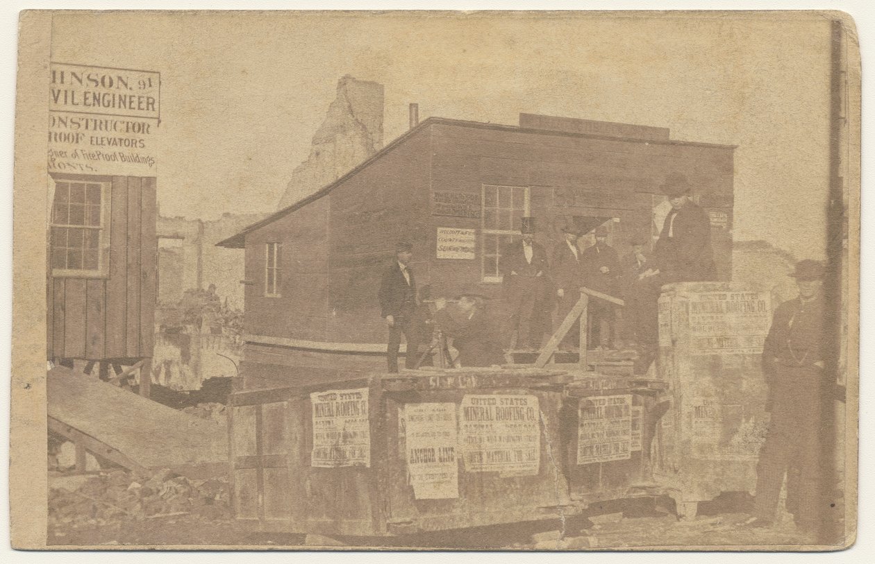 W. D. Kerfoot blokk, 1871 alkotó: American Photographer