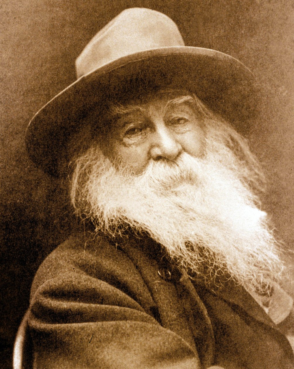Walt Whitman (fekete-fehér fotó) alkotó: American Photographer
