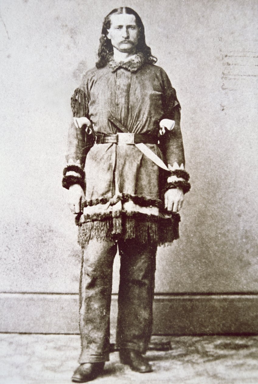 "Wild Bill" Hickok (1837-76) (f/w fotó) alkotó: American Photographer