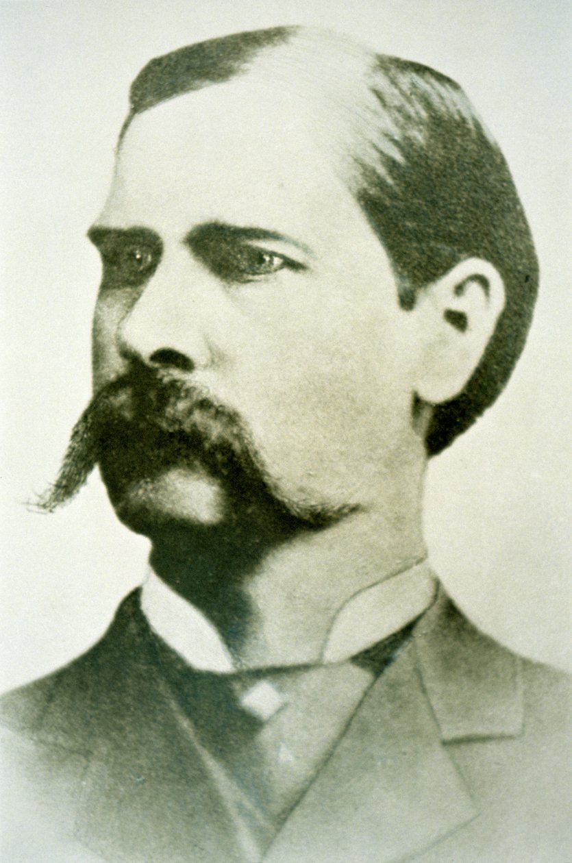 Wyatt Earp (1848-1929) 1886 körül (f/w fotó) alkotó: American Photographer