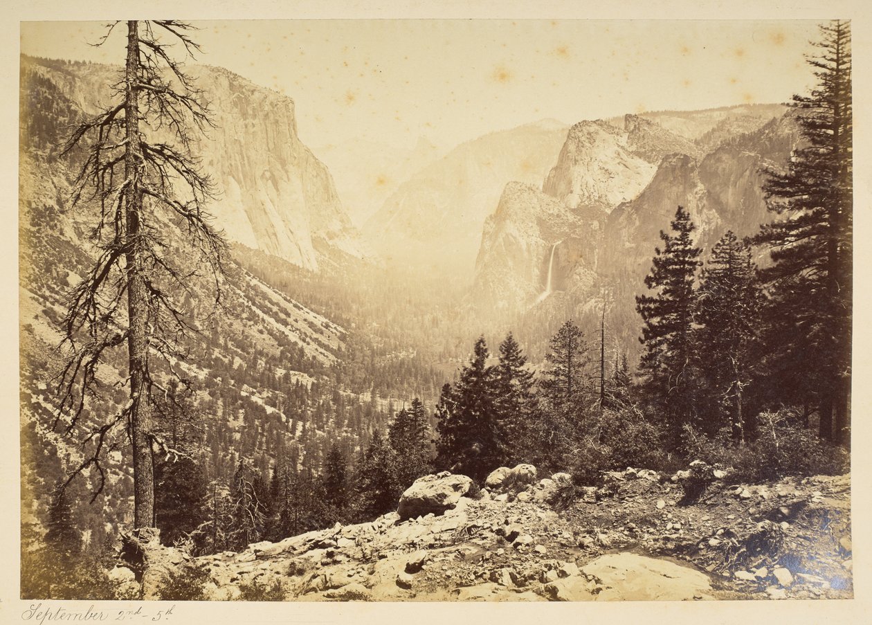 Yosemite-völgy az Inspection Pointtól alkotó: American Photographer