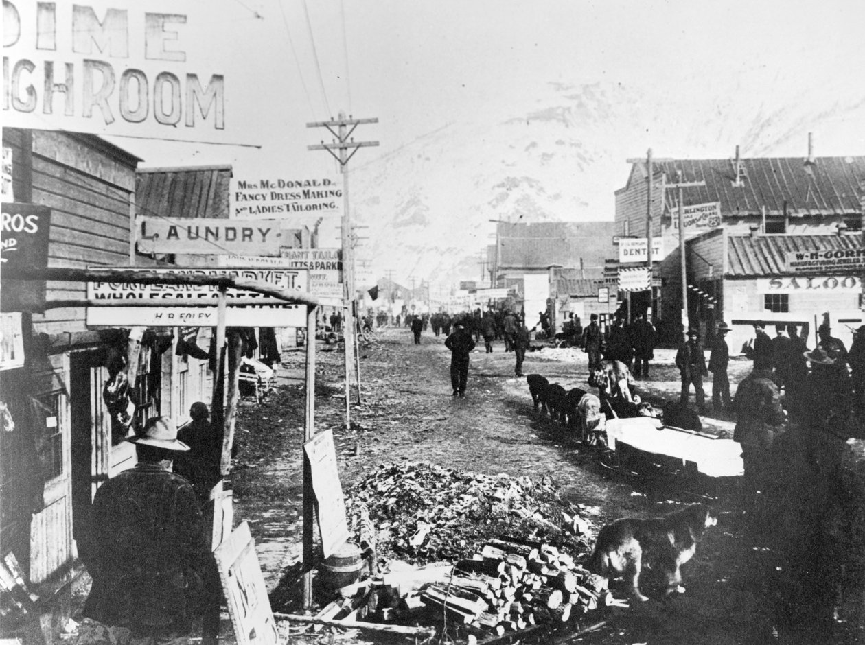 Yukon-Klondike aranyláz, Dawson City alkotó: American Photographer