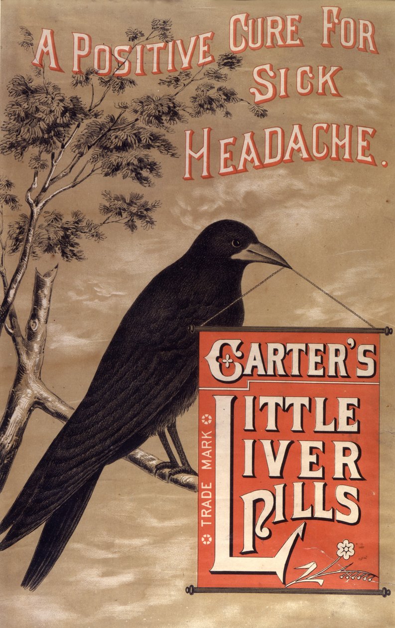 Pozitív gyógymód beteges fejfájásra, Carters Little Liver Pills alkotó: American School