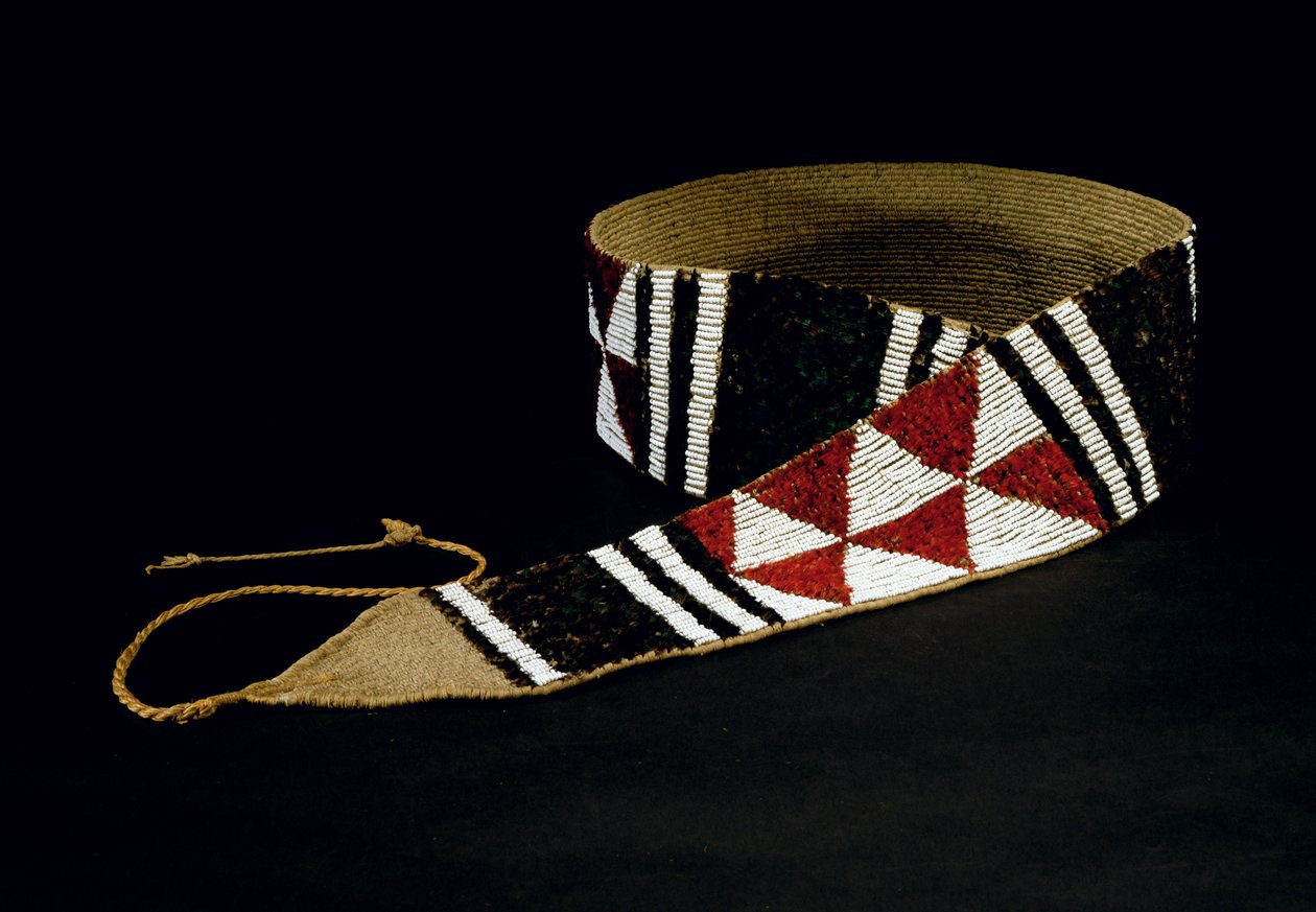 A Womans Ceremonial Belt, Maidu törzs, Kalifornia alkotó: American School