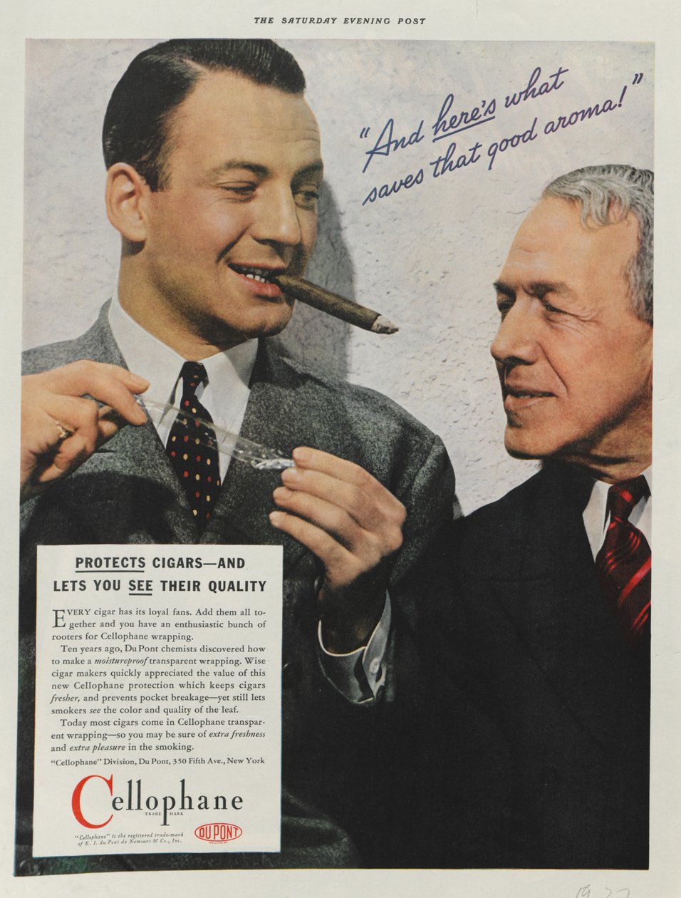 A DuPont Cellophane reklámja, 1937 alkotó: American School