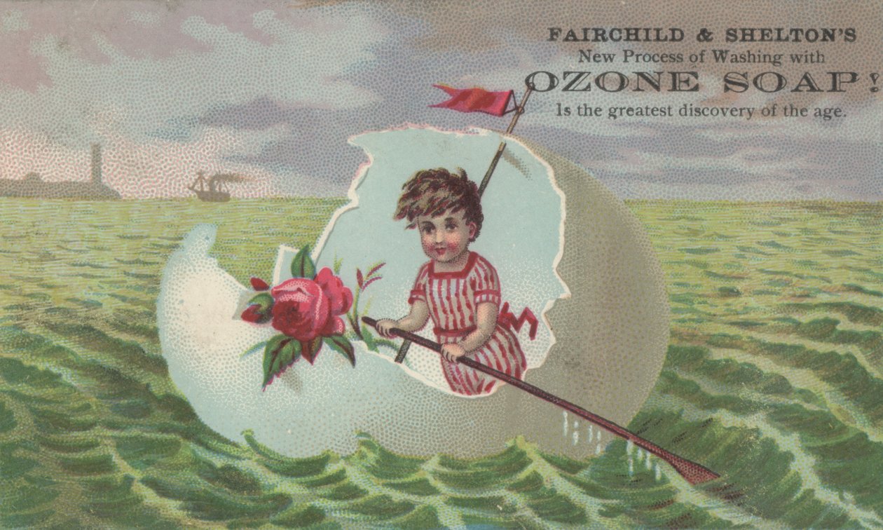 A Fairchild & Sheltons Ozone Soap reklámja, 1880 körül alkotó: American School