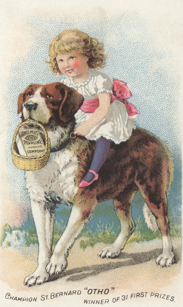 James Pyles Pearline mosókeverék reklámja, 1880 körül alkotó: American School