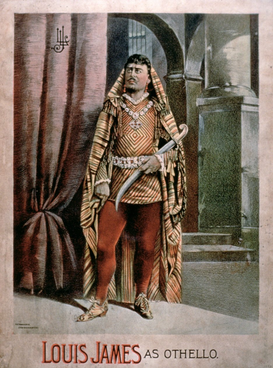 Louis James As Othello reklámja alkotó: American School