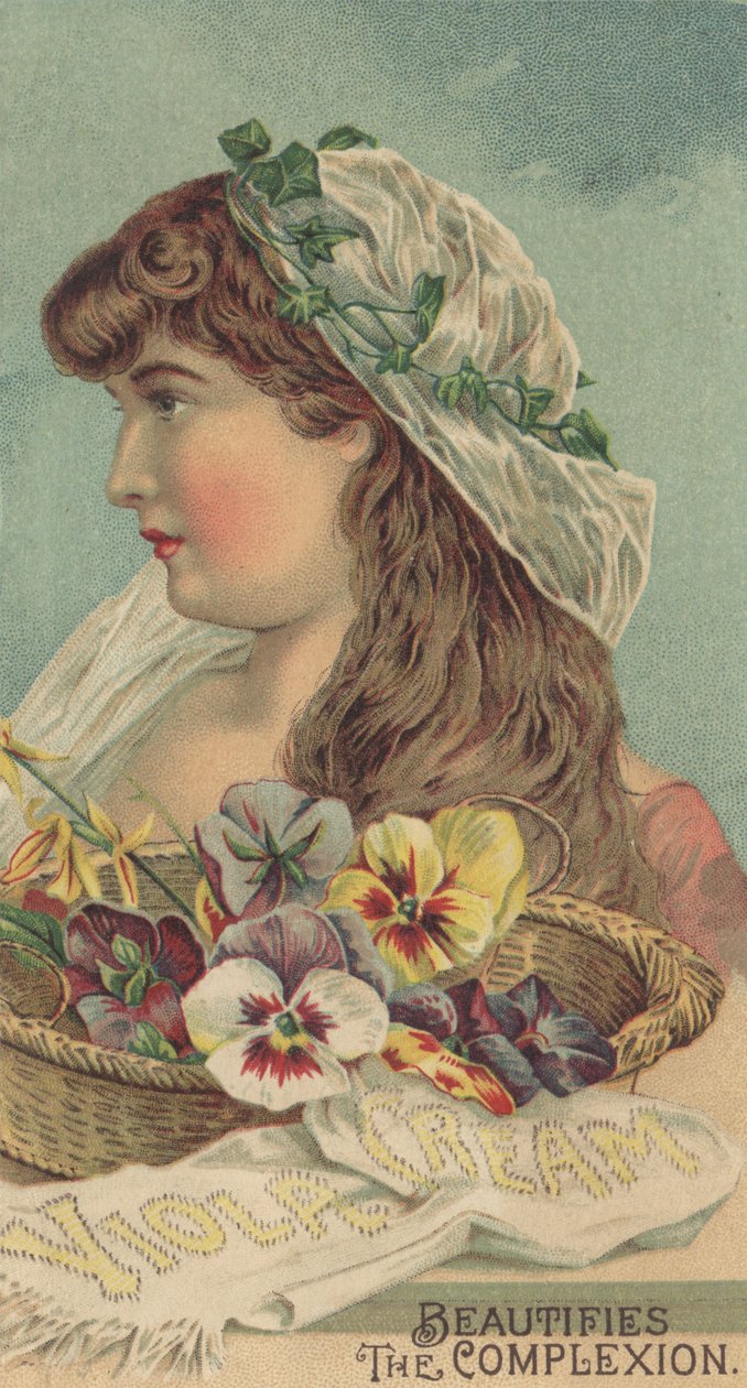 Viola Cream hirdetése, 1890 körül alkotó: American School