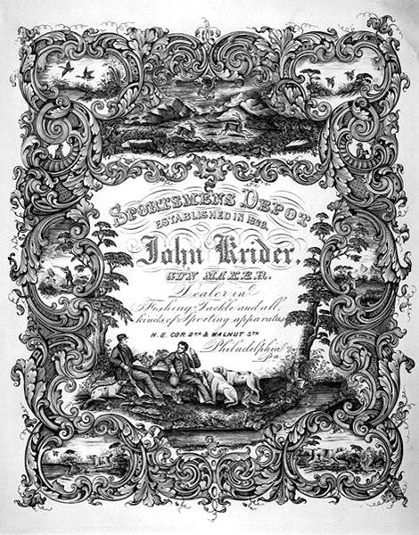 John Kreider, Gun Maker, Philadelphia, 1860 körül (litográfia) alkotó: American School