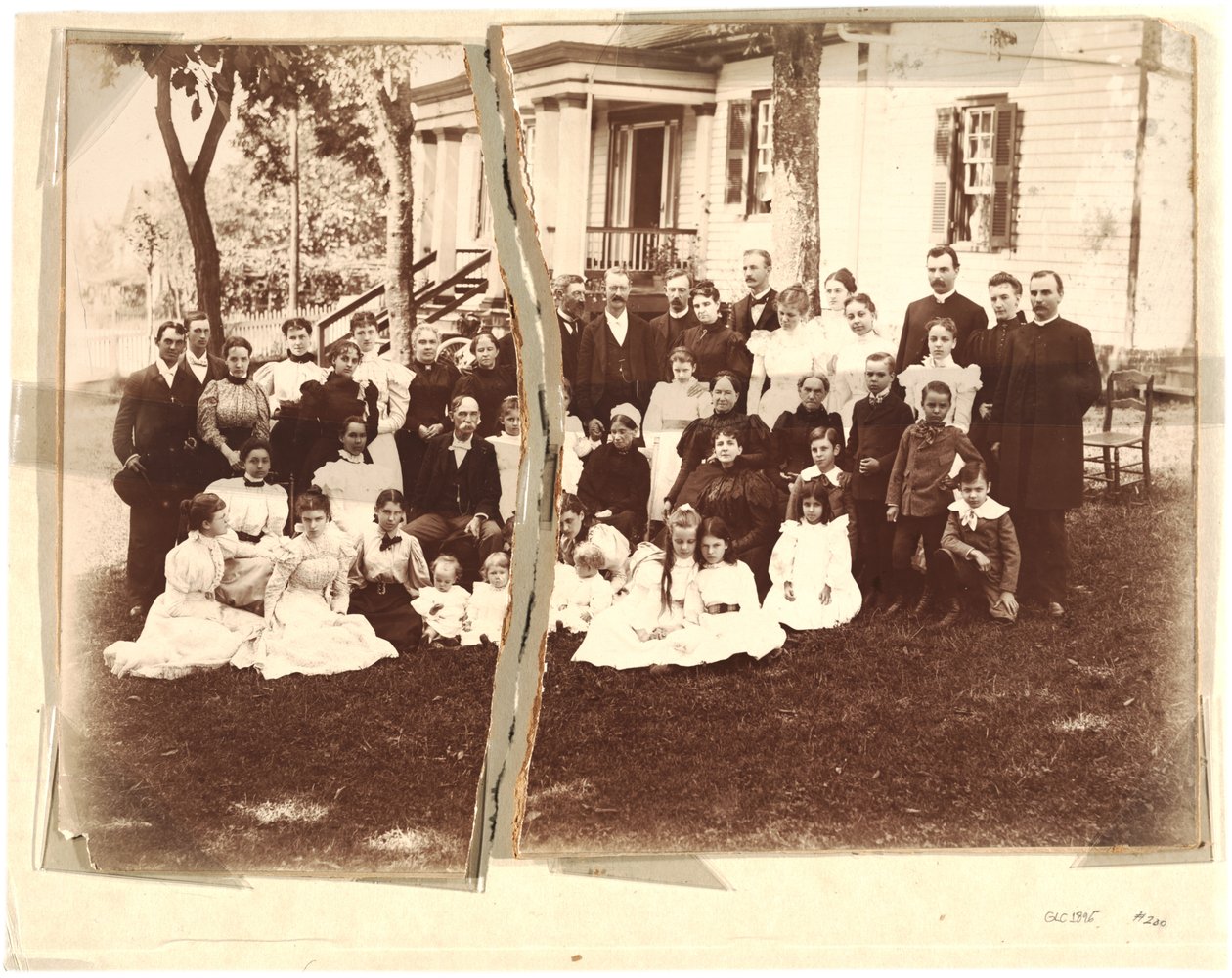 Az Archer család albuma (szépia fotó) alkotó: American School