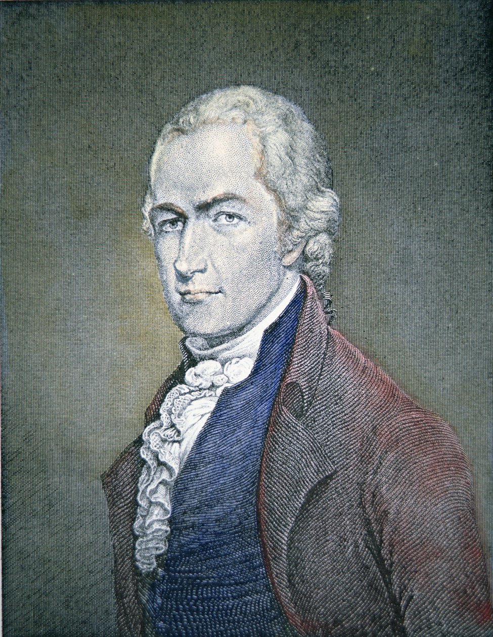 Alexander Hamilton (1755-1804) (színes metszet) alkotó: American School