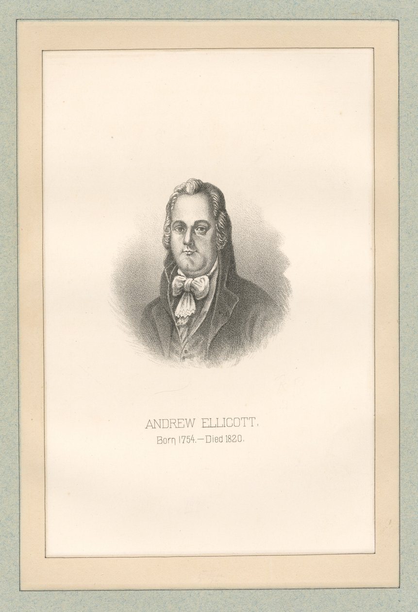 Andrew Ellicot, az "A New Nation..." című filmből, John Benson Lossingtól alkotó: American School