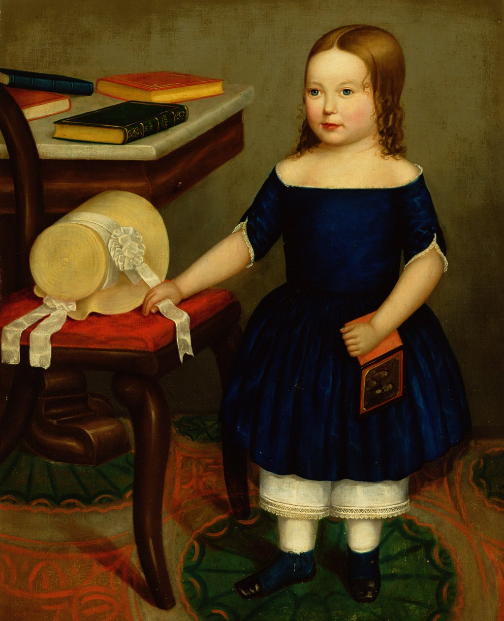 Anna Walraven, 1850 körül (olaj, fedélzeten) alkotó: American School